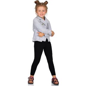 hi!mom Girls Cotton Leggings Kids Pants Plain Full Length Children Trousers Age 2-13