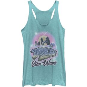 STAR WARS Airbrush Wars Women's Racerback Tank Top