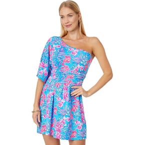 Lilly Pulitzer Niki One Shoulder Romper