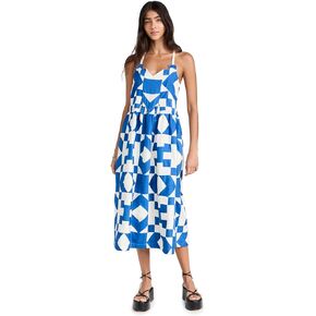 Sea Women's Tanya Patchwork Sleeveless Dress in Saudi Arabia