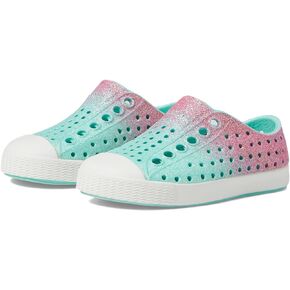 Native Shoes Jefferson Bling (Toddler) Hollywood Hydrangea Bling/Shell White 4 Toddler M