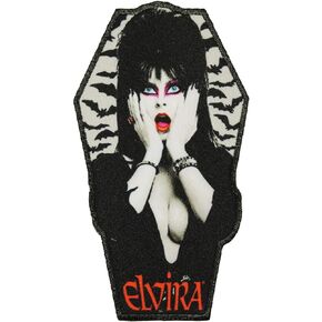 Elvira Bat Coffin Patch