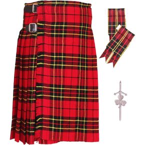 Scottish Traditional 8 Yards & 16 Oz Tartan Kilts For Men - Men's Kilt