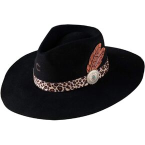 Charlie 1 Horse Heatseeker Felt 3 3/4" Brim Fashion Hat