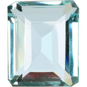 REAL-GEMS Sky Blue Aquamarine 103.5 Ct. Beautiful Emerald Cut Loose Gemstone For Jewelry Making