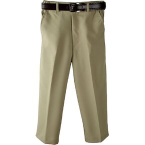 Spring Notion Boys Flat Front Dress Pants with Belt