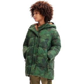 Desigual Boy Woven Padded Long Overcoat
