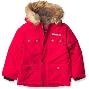 LONDON FOG Boys' Warm Winter Coat Parka with Cozy Trimmed Hood
