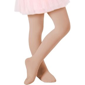 Zando Girls Dance Tights Ultra-Soft Baby Girls Ballet Tights Colorful Leggings Elastic School Uniform Tights For Girls