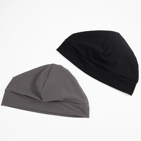 3 قطع من قبعات جمجمة النايلون من Qearl، قبعات نوم خفيفة الوزن، قبعات نوم تمتص العرق أثناء ركوب الدراجات، بطانة خوذة للرجال والنساء، متعددة الألوان in Kuwait