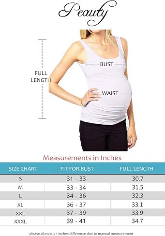 قمصان بيوتي للحوامل ذات مقاسات كبيرة وملابس مكشكشة عادية بدون أكمام in Kuwait