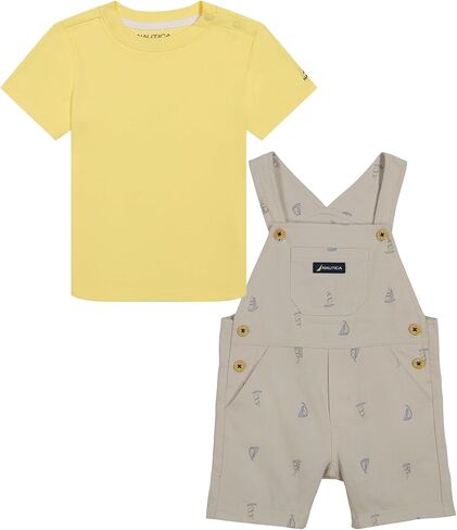 مجموعات Nautica (KHQ) للأولاد Nautica 2 Piece Shortall Set2 Piece Shortall Set in Kuwait