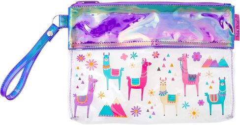 Stephen Joseph Kids' Toddler Iridescent Pouch, Llama, Size in Saudi Arabia