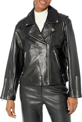 [BLANKNYC] Womens Real Leather Moto JacketJacket in Saudi Arabia