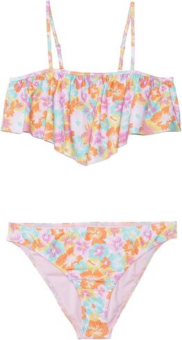 Roxy Girls' Floraya Flutter Set Swimsuit (Big Kid) in Saudi Arabia