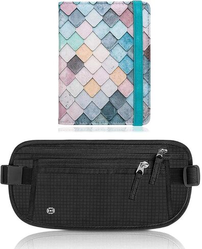 Travel Accessories Bundle: Passport Holder & Travel Money Belt in Saudi Arabia