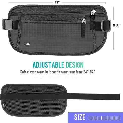 Travel Accessories Bundle: Passport Holder & Travel Money Belt in Saudi Arabia