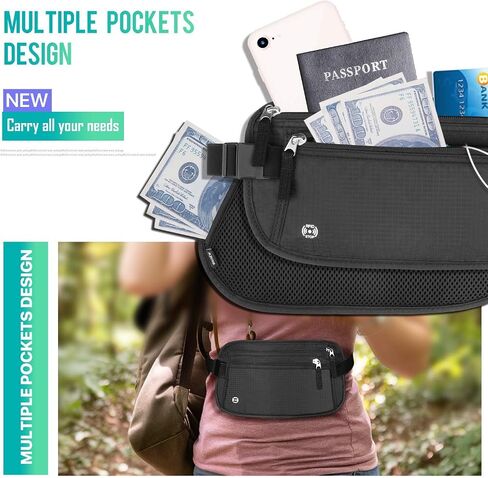 Travel Accessories Bundle: Passport Holder & Travel Money Belt in Saudi Arabia