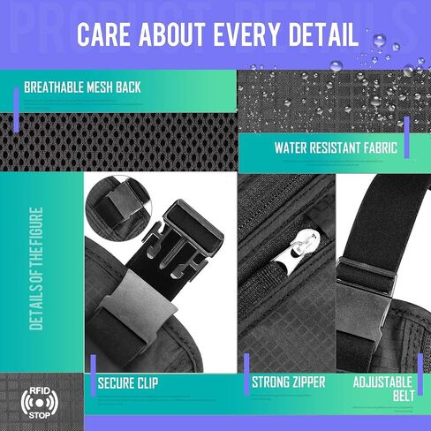 Travel Accessories Bundle: Passport Holder & Travel Money Belt in Saudi Arabia