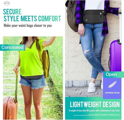 Travel Accessories Bundle: Passport Holder & Travel Money Belt in Saudi Arabia
