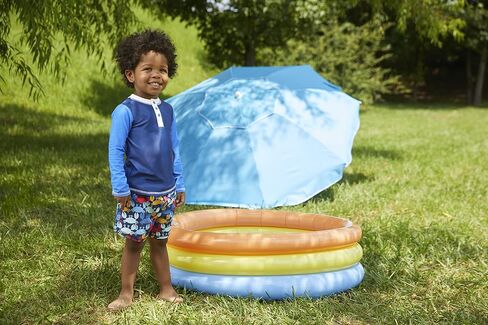 Mud Pie طفل صغير من Colorblock Rashguard، أزرق داكن، كبير in Saudi Arabia
