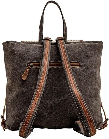 Myra Bag Western Leather Backpack Bag for Women - Flapover Upcycled Cowhide Bag Toit in Saudi Arabia