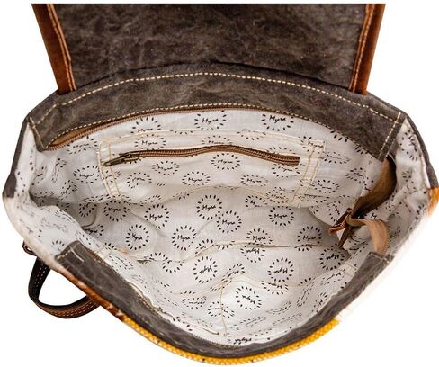 Myra Bag Western Leather Backpack Bag for Women - Flapover Upcycled Cowhide Bag Toit in Saudi Arabia