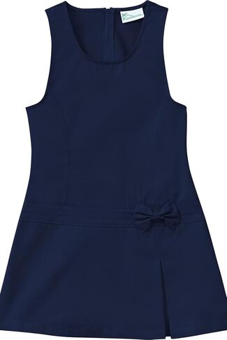 Classroom Little Girls' Uniform Zig Zag Jumper Dress in Saudi Arabia