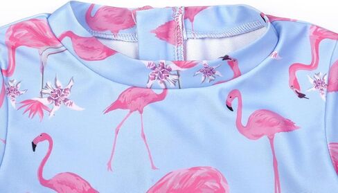 QPANCY الفتيات قطعة واحدة طفح الحرس ملابس الاطفال سحاب أكمام طويلة ملابس السباحة الصيف الشاطئ لباس سباحة UPF 50 + الحماية من الشمس in Kuwait