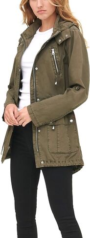 Levi's Women's Cotton Hooded Anorak Jacket (Standard & Plus Sizes) in Saudi Arabia