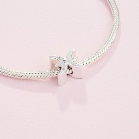Pandora Sparkling Pisces Zodiac Charm - Compatible Moments Bracelets - Jewelry for Women - Gift for Women in Your Life - Made with Sterling Silver & Cubic Zirconia, With Gift Box in Saudi Arabia