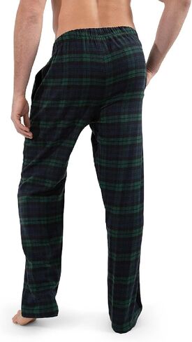 Bottoms Out Men's Pajama Set, Long Sleeve Cotton Top and Flannel Comfy Pants, Cozy in Kuwait