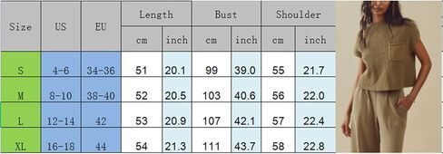 سترة نسائية من Meihuida بدون أكمام منسوجة وأكمام فضفاضة ورقبة وهمية مع جيب أمامي in Kuwait