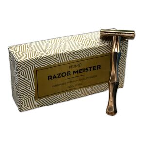 PRIME - Safety Razor - 20 Safety Razor Blades - Double Edge Safety Razor - Safety Razor Kit For Men & Women- - German Stainless Steel - Ergonomic - Mild (Black Wood) in Saudi Arabia