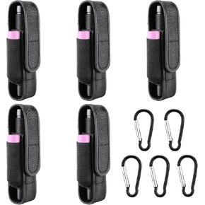 5-Pack Flashlight Holster,Tactical Flashlight Holster, Flashlight Pouch Holster, Nylon Flashlight Torch Pouch