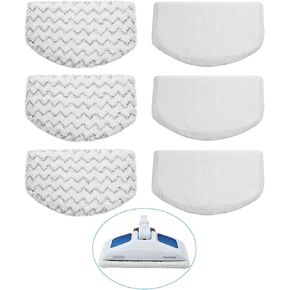 Extolife 6 Pack Steam Mop Replacement Pads for Bissell Powerfresh Steam Mop 1940 1806 1544 2075 2685A 2181 2814 Series, Model 19402 19404 19408 19409 1940A 1940F 1940Q 1940T 1940W B0006 B0017 2075A