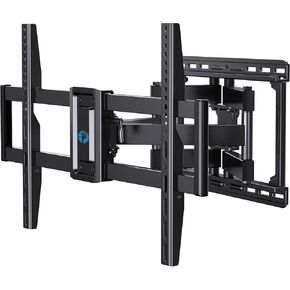 Pipishell Full Motion TV Wall Mount for 37-75 inch Flat/Curved TVs up to 100lbs, Wall Mount TV Bracket Swivel and Tilt, TV Mount Fits 8/12/16" Wood Studs, Max VESA 600x400mm, PILF3