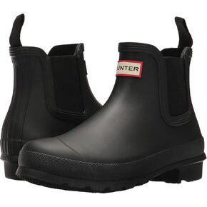 حذاء Hunter Original Chelsea Rain Snow Winter Festival Wellington - أسود - 6