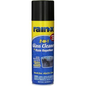 Rain-X 5080233 2-In-1 Glass Cleaner Plus Rain Repellent, 18 Ounce , BLUE