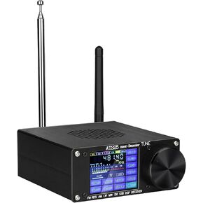 SI4732 ATS-25MAX-Decoder Radio Receiver, Upgraded 4.15 Version Adds CW, WiFi Function and RTty Decoding Function, FM LW MW & SW SSB DSP Receiver, Built in 3000mAh Lithium Battery