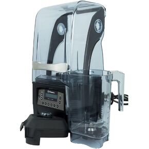 خلاط Vitamix 36019 The Quiet One On-Counter نوع 48 أونصة، أسود/شفاف