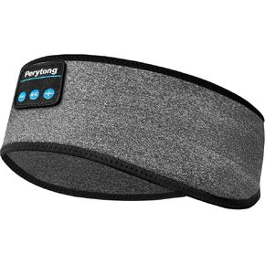 Perytong Sleep Headphones Wireless Headband Stretchable Bluetooth 5.2 Sleep Headband Earphones, Comfy Side Sleeping Earbuds with High Definition Stereo Speakers, Electronics, Gifts for Men Women in Kuwait