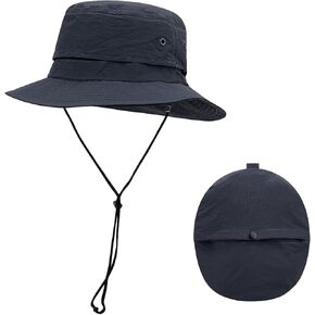 Croogo Sun Hats for Women UV Protection Summer Bucket Hat Waterproof Packable Fishing Hats Wide Brim Hiking Hat Gardening Hat