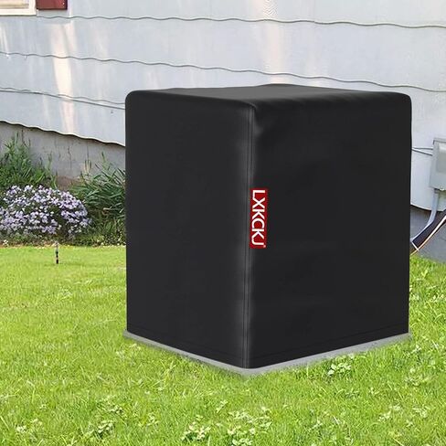 LXKCKJ Air Conditioner Cover for Outside Units - 420D Waterproof Air Conditioner Protection Covers for Window Unit - Winter AC Covers Fits AC Condensing HVAC Unit(Black&Green-24''LX24''WX30''H) in Kuwait