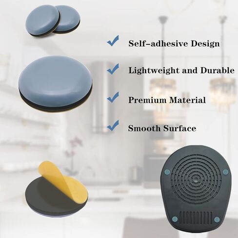 منزلقات أجهزة المطبخ، 12 قطعة من منزلقات الأجهزة ذاتية اللصق من LEMGU لمعظم ماكينات صنع القهوة والخلاطات ومقالي الهواء وطباخ الضغط وخلاطات الحامل in Kuwait