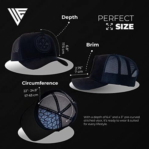 Urban Effort Lifestyle Trucker Hats for Men & Women Adjustable Baseball Mesh Hat - Modern & Comfortable Mens Cap for Closure in Saudi Arabia