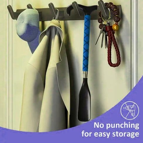 TNBUENO لبوق الحذاء بمقبض طويل لكبار السن والرجال والنساء والأطفال، لسان حذاء معدني يساعد على ارتداء الملابس مقاس 14-34.5 بوصة للأحذية طويلة الرقبة in Kuwait