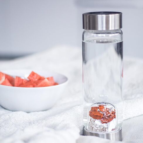 VitaJuwel ViA VISION - Crystal Water Bottle with Elite Noble Shungite & Clear Quartz in Kuwait