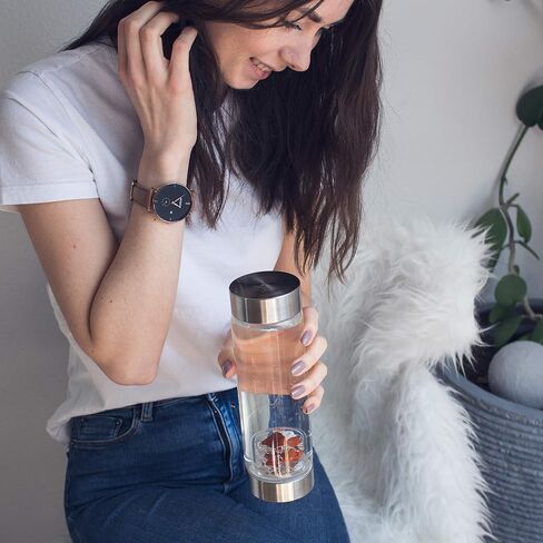 VitaJuwel ViA VISION - Crystal Water Bottle with Elite Noble Shungite & Clear Quartz in Kuwait