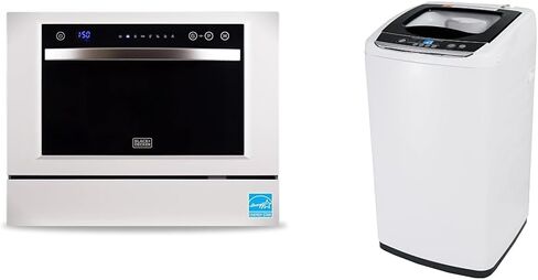 BLACK+DECKER BCD6W 6 Place Setting ENERGY STAR Portable Compact Countertop Dishwasher in Saudi Arabia